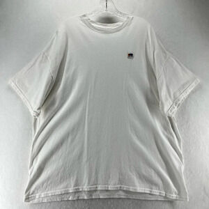 Brixton Shirt Mens Sz 2XL Standard Fit Crewneck Short Sleeve Jersey Cotton White